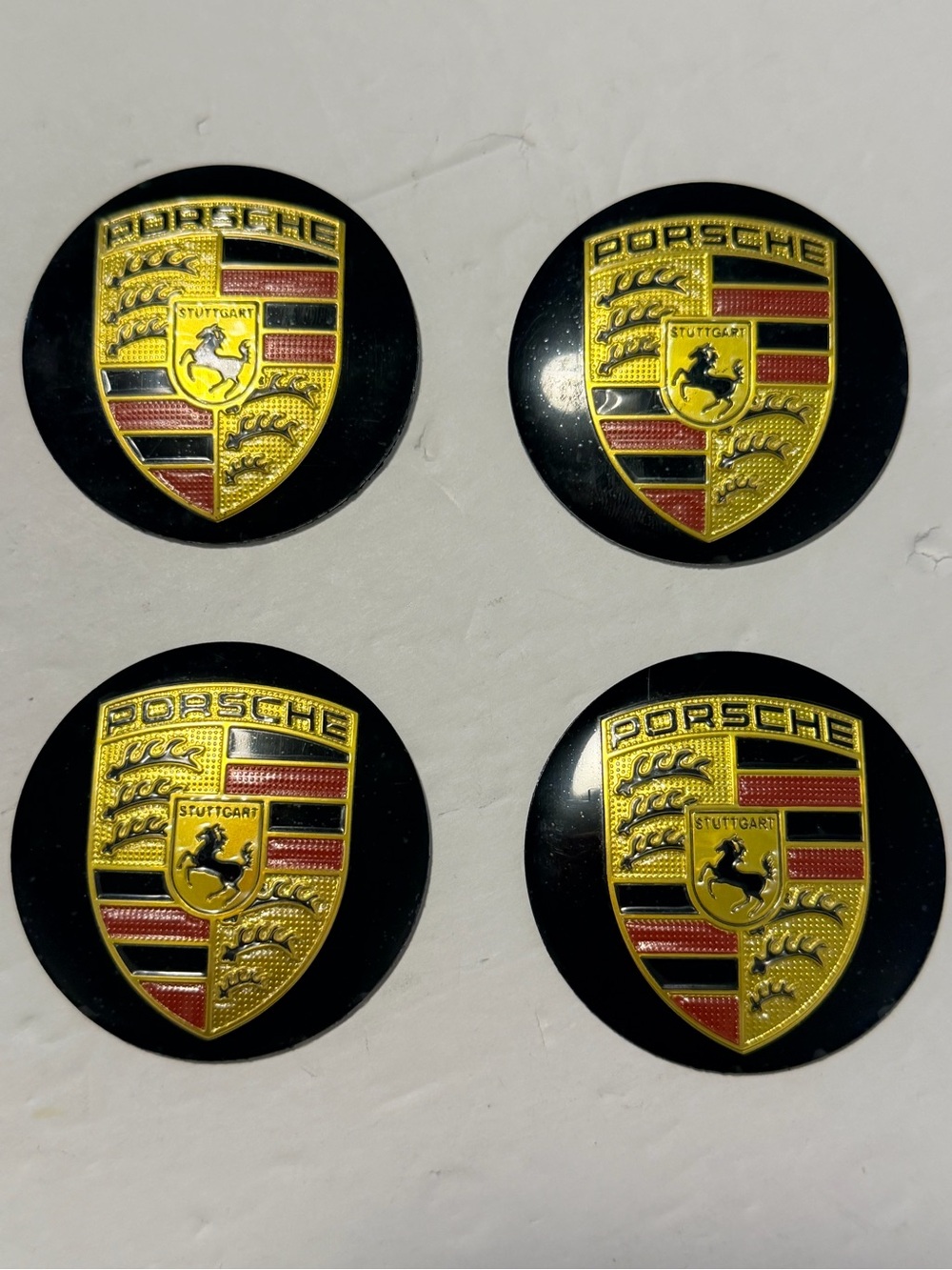 Porsche Aluminum Emblems Stickers size:56mm
(Set of 4)